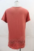 画像2: ヴィヴィアンウエストウッド 中古 / MOON柄Tシャツ 2 オレンジＸネイビー  I-24-12-18-017-to-HD-ZI (2)