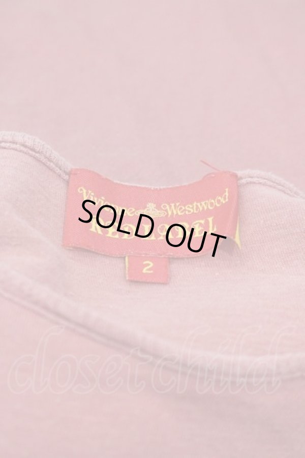 画像3: ヴィヴィアンウエストウッド 中古 / MOON柄Tシャツ 2 オレンジＸネイビー  I-24-12-18-017-to-HD-ZI (3)