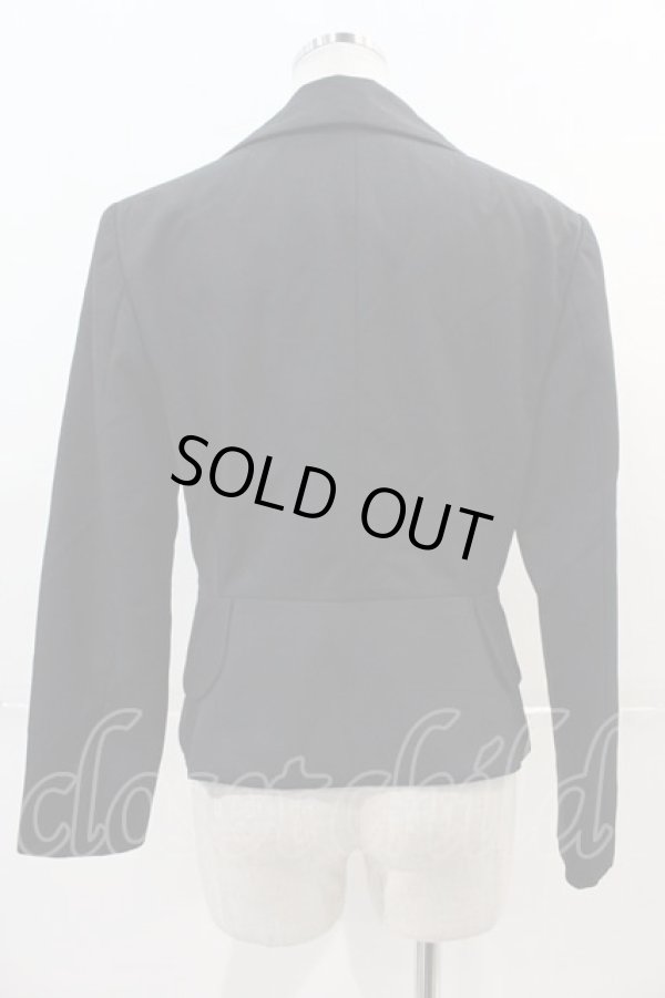 画像2: ヴィヴィアンウエストウッド 中古 / ストレッチギャバラブジャケット 2 黒  I-24-12-18-024-jc-HD-ZI (2)