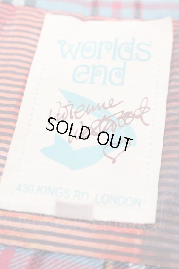 画像5: Worlds End 中古 //ブルーマックキルトスカート III 青チェック  I-25-02-12-019-sk-HD-ZI (5)