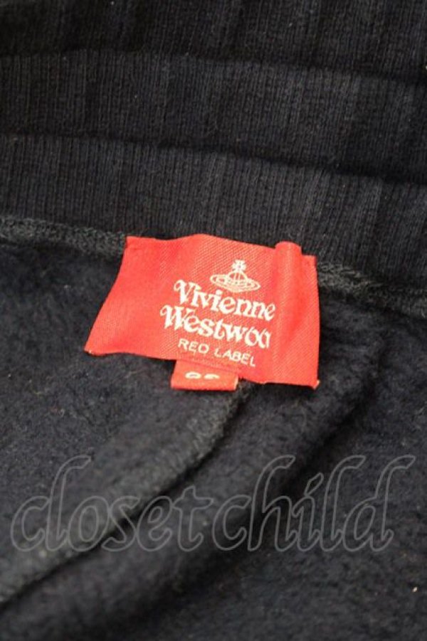 画像4: ヴィヴィアンウエストウッド 中古 / タータンブロッキング裏毛起毛パンツ 00 黒X緑チェック  I-25-02-12-024-pa-HD-ZI (4)