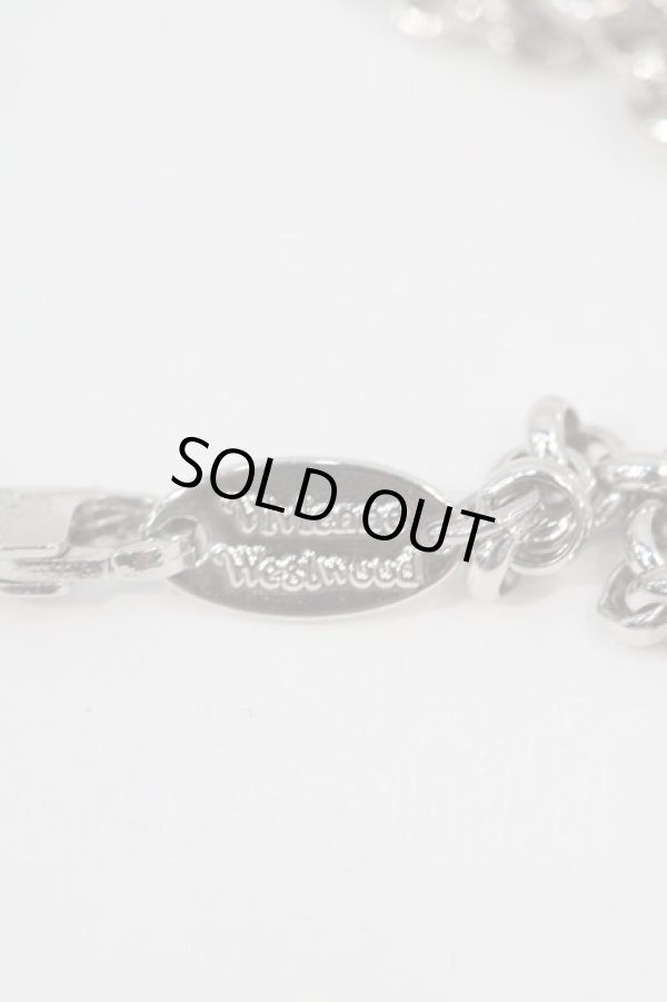 画像3: ヴィヴィアンウエストウッド 中古 / ACC ジャイアントオーブネックレス  シルバーX青  I-25-02-12-029-ac-HD-ZI (3)