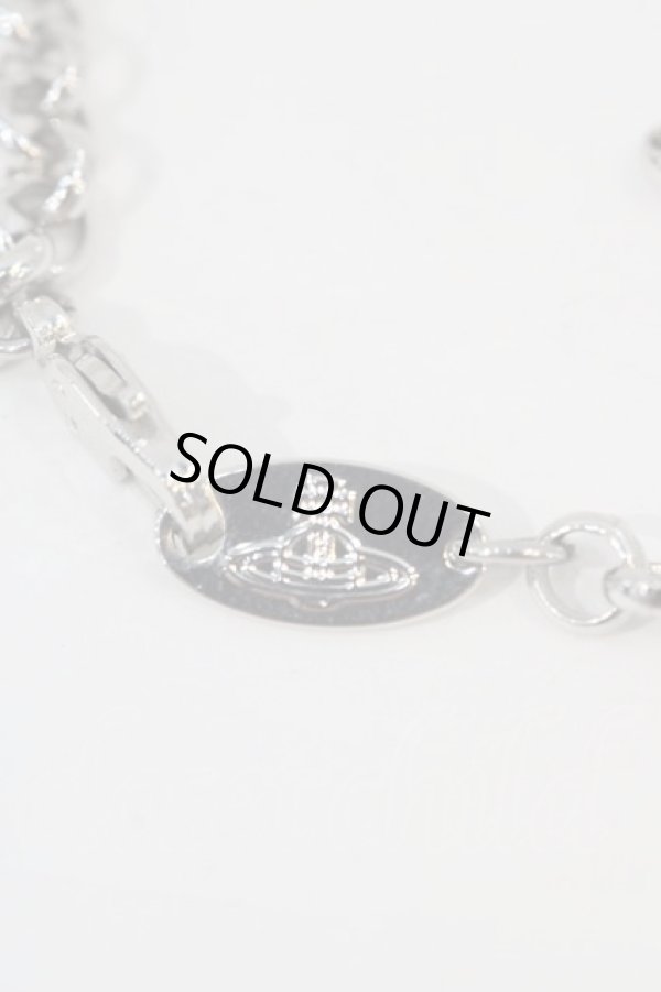 画像4: ヴィヴィアンウエストウッド 中古 / ACC ジャイアントオーブネックレス  シルバーX青  I-25-02-12-029-ac-HD-ZI (4)