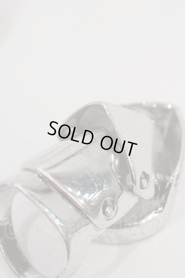 画像4: ヴィヴィアンウエストウッド 中古 / AC/armour ring M シルバー  I-25-02-12-035-ac-HD-ZI (4)