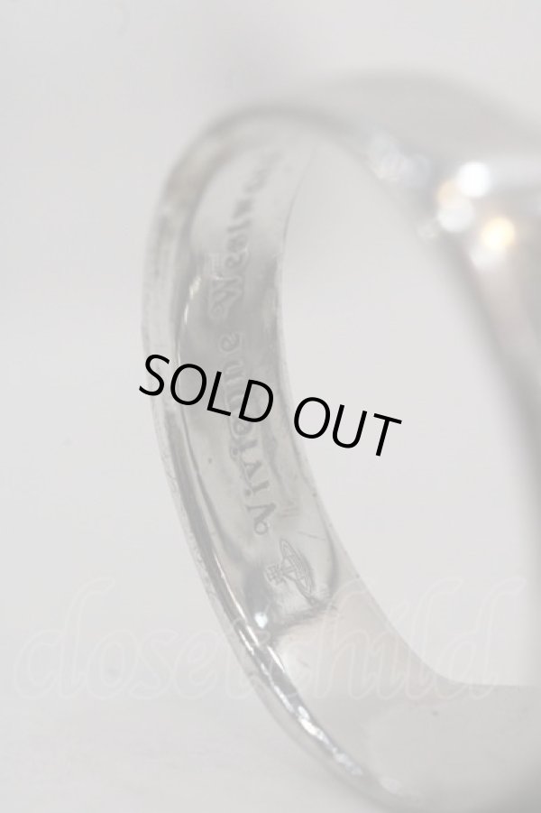 画像5: ヴィヴィアンウエストウッド 中古 / AC/armour ring M シルバー  I-25-02-12-035-ac-HD-ZI (5)