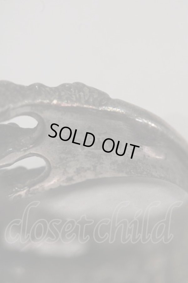 画像4: ヴィヴィアンウエストウッド 中古 / ACCCrow Cabochon Ring S ピンクXシルバー  I-25-02-12-039-ac-HD-ZI (4)