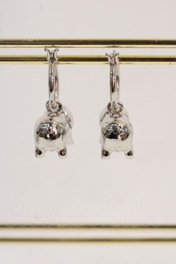 画像2: ヴィヴィアンウエストウッド 中古 / JUANITA EARRING  シルバー  I-25-02-12-042-ac-HD-ZI (2)