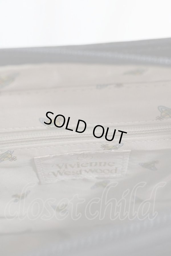 画像4: ヴィヴィアンウエストウッド 中古 / BAプレーンバッグ  黒  I-25-02-12-051-ba-HD-ZI (4)