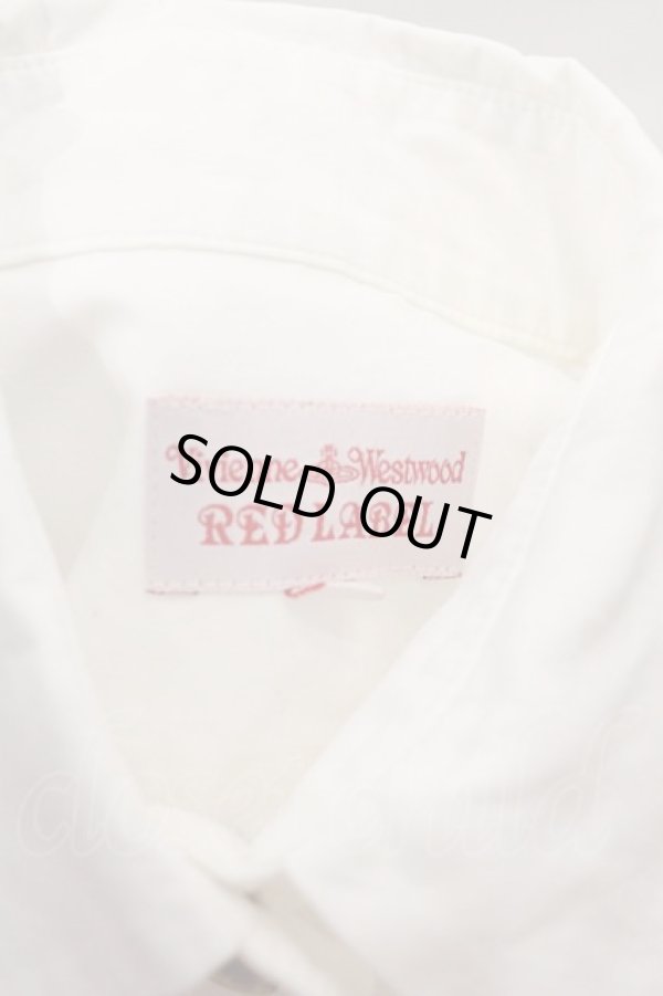 画像4: ヴィヴィアンウエストウッド 中古 / 楽譜デザインシャツ 2 白Ｘゴールド  I-25-02-12-007-bl-HD-ZI (4)