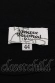 画像3: ヴィヴィアンウエストウッド MAN 中古 / 単色オーブ刺繍カットソー 44 黒Ｘシルバー  I-25-02-12-008-to-HD-ZI (3)