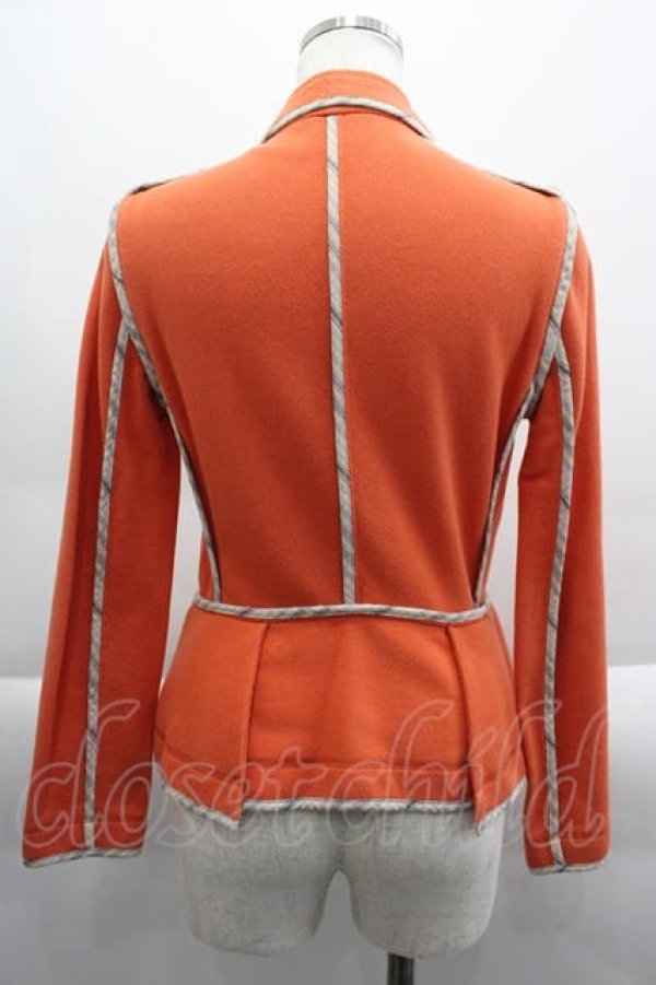 画像2: ヴィヴィアンウエストウッド 中古 / ベッティーナパイル風ジャケット  オレンジ  I-25-03-31-036-jc-HD-ZI (2)