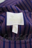 画像4: ヴィヴィアンウエストウッド 中古 / オーブ刺繍ストライプノースリーブワンピース  黒  I-25-03-31-042-op-HD-ZI (4)