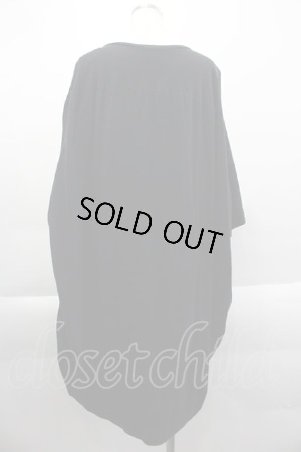 画像2: ヴィヴィアンウエストウッド 中古 //オーガニック天竺バニーインフレームTシャツワンピース  黒  I-25-03-31-046-op-HD-ZI (2)