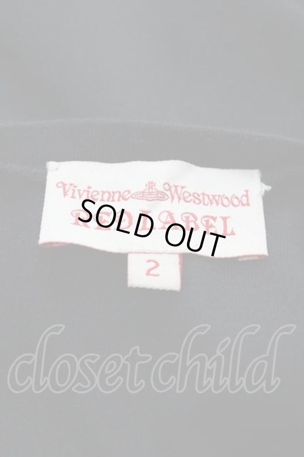 画像3: ヴィヴィアンウエストウッド 中古 //オーガニック天竺バニーインフレームTシャツワンピース  黒  I-25-03-31-046-op-HD-ZI (3)