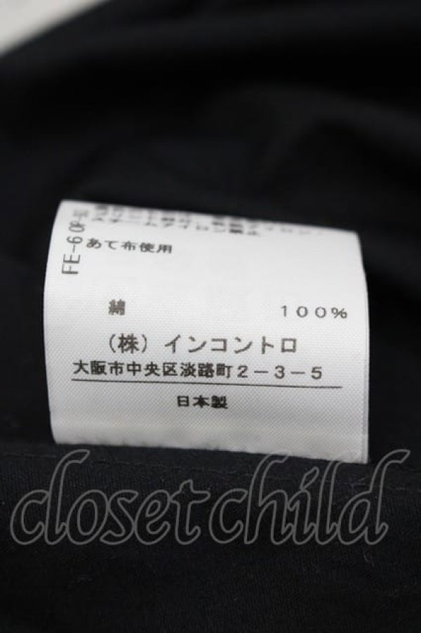 画像4: ヴィヴィアンウエストウッド 中古 / 箔プリント ロングシャツ 00 黒Xゴールド  I-25-03-31-005-bl-HD-ZI (4)