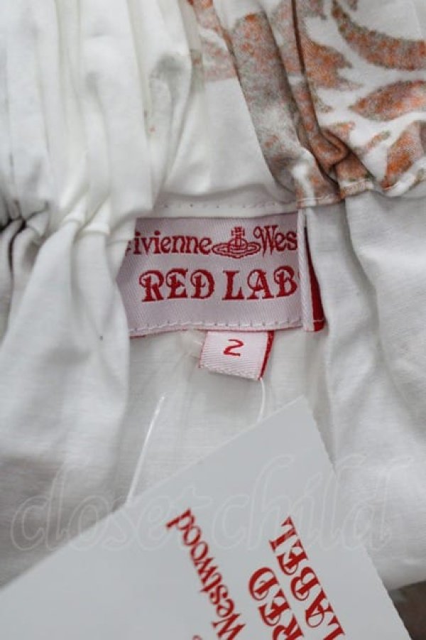 画像3: ヴィヴィアンウエストウッド 中古 / 総柄ノースリーブドレス  白Xブラウン  I-25-03-31-048-op-HD-ZI (3)