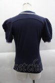 画像2: ヴィヴィアンウエストウッド 中古 / 裾オーブ刺繍半袖ポロT    I-25-03-31-006-to-HD-ZI (2)