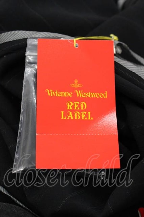 画像5: ヴィヴィアンウエストウッド 中古 / タイトストライプスカート  黒x白  I-25-03-31-052-sk-HD-ZI (5)