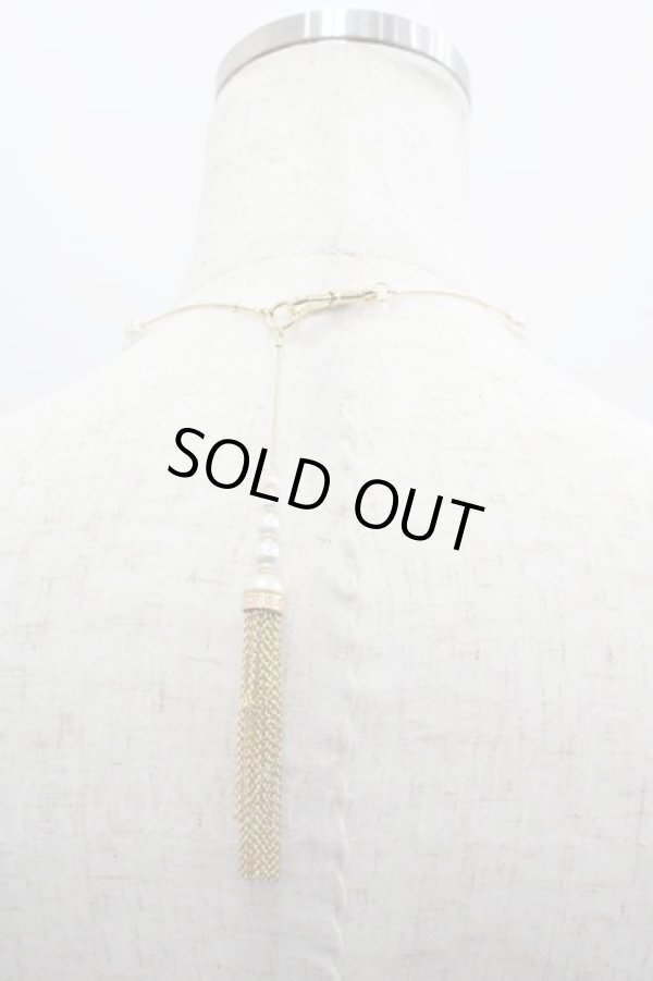 画像2: ヴィヴィアンウエストウッド 中古 / NC/ブロークンパールネックレス  ゴールドＣ白  I-25-03-31-056-nl-HD-ZI (2)