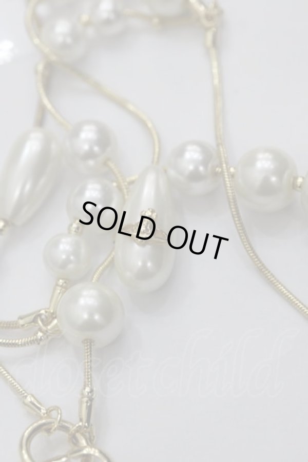 画像3: ヴィヴィアンウエストウッド 中古 / NC/ブロークンパールネックレス  ゴールドＣ白  I-25-03-31-056-nl-HD-ZI (3)