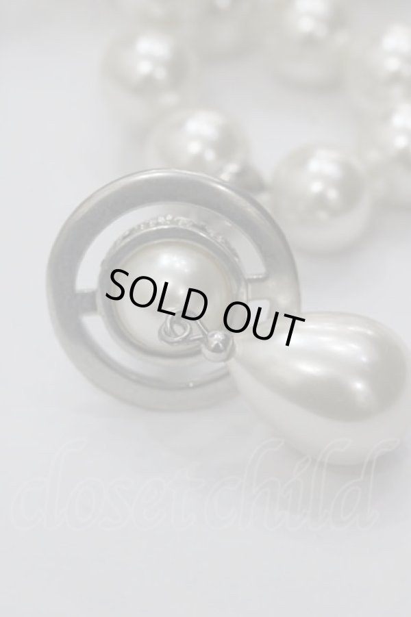 画像5: ヴィヴィアンウエストウッド 中古 / NC/3連パールドロップチョーカー  白  I-25-03-31-059-ac-HD-ZI (5)