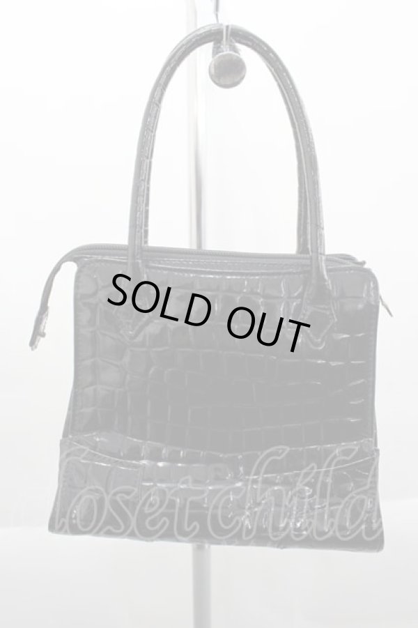 画像2: ヴィヴィアンウエストウッド 中古 / オーブハンドバッグ  黒Xシルバー  I-25-03-31-063-ba-HD-ZI (2)