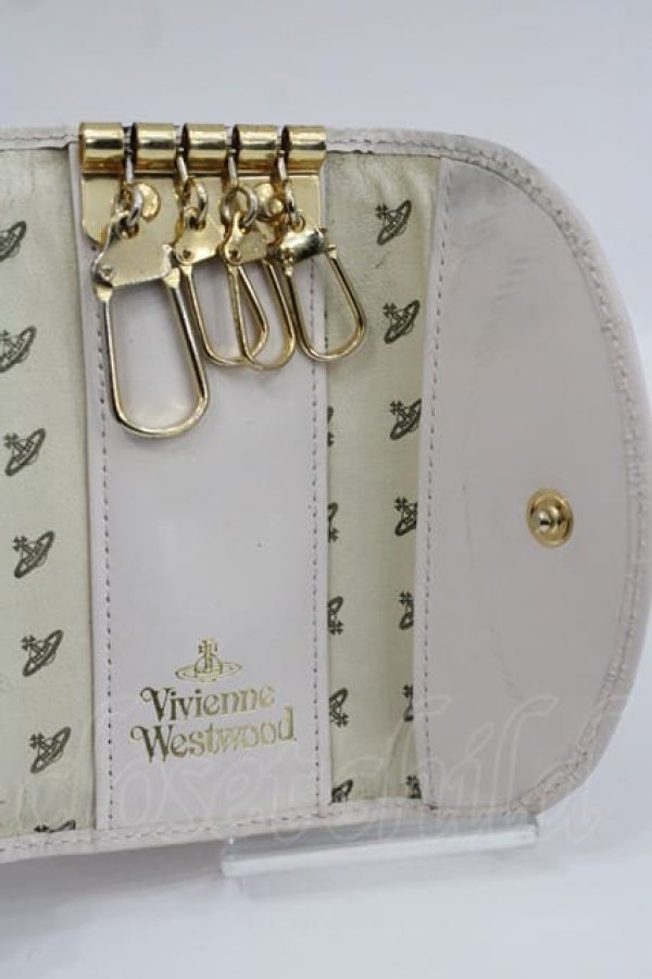 画像3: ヴィヴィアンウエストウッド 中古 / エナメルボタンキーケース  白  I-25-03-31-066-gd-HD-ZI (3)