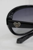 画像4: ヴィヴィアンウエストウッド 中古 / ハートオーブストーンサングラス  黒  I-25-03-31-067-gd-HD-ZI (4)