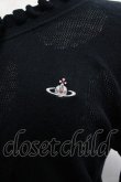 画像3: ヴィヴィアンウエストウッド 中古 / スポット柄オーブ刺繍カーディガン  黒  I-25-03-31-020-to-HD-ZI (3)