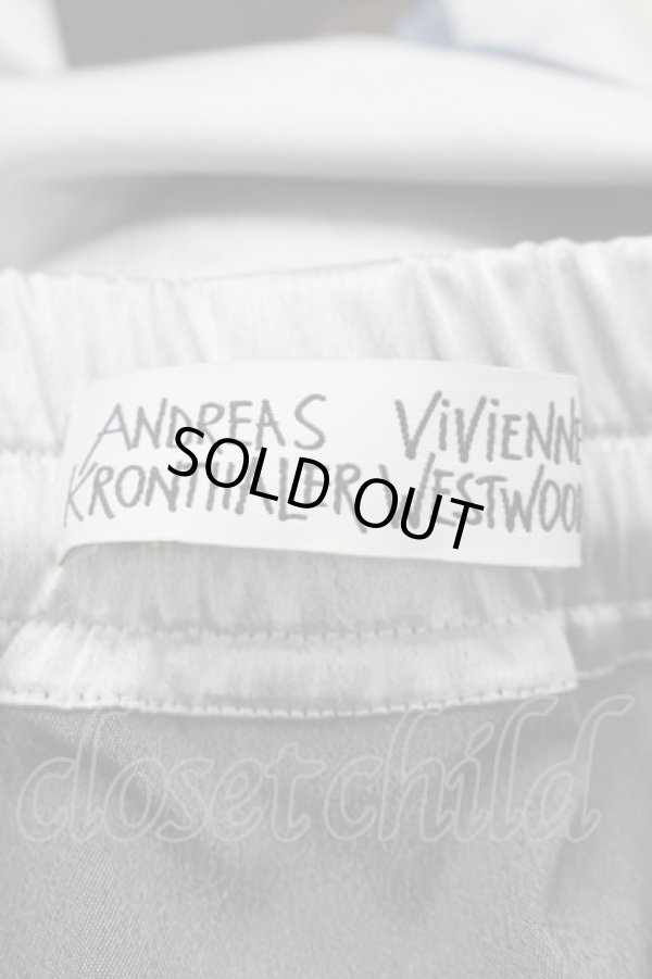 画像4: ヴィヴィアンウエストウッド 中古 / サイド切替パンツ M シルバー  I-25-04-30-026-pa-HD-ZI (4)