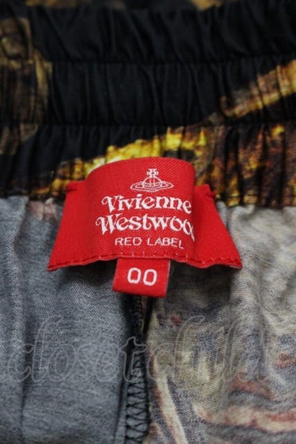 画像3: ヴィヴィアンウエストウッド 中古 / フレームパンツ 00 黒Ｘゴールド  I-25-04-30-028-jc-HD-ZI (3)