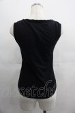 画像2: ヴィヴィアンウエストウッド 中古 / オーブ刺繍タンク 1 黒Ｘ赤  I-25-04-30-003-to-HD-ZI (2)