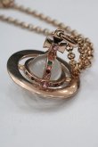 画像4: ヴィヴィアンウエストウッド 中古 / AC/スモールオーブネックレス  ピンクゴールド  I-25-04-30-031-ac-HD-ZI (4)