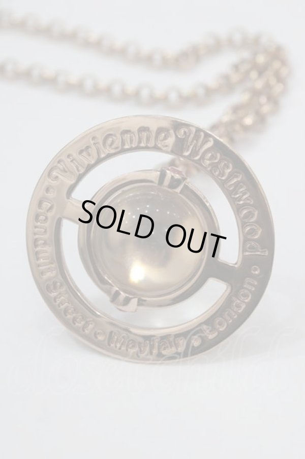 画像5: ヴィヴィアンウエストウッド 中古 / AC/スモールオーブネックレス  ピンクゴールド  I-25-04-30-031-ac-HD-ZI (5)