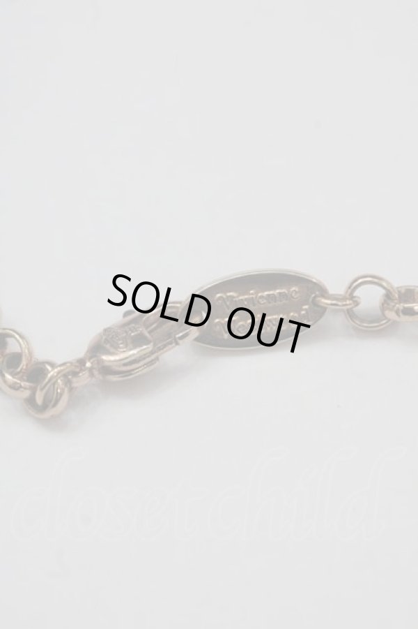 画像6: ヴィヴィアンウエストウッド 中古 / AC/スモールオーブネックレス  ピンクゴールド  I-25-04-30-031-ac-HD-ZI (6)