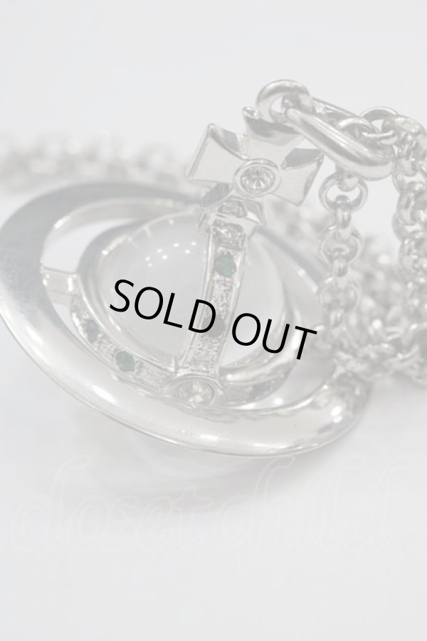 画像4: ヴィヴィアンウエストウッド 中古 / スモールオーブネックレス  シルバー  I-25-04-30-032-ac-HD-ZI (4)