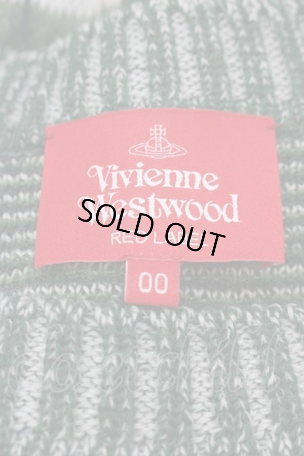 画像4: ヴィヴィアンウエストウッド 中古 / Messy Taetan knitベスト 00 グリーンチェック  I-25-04-30-006-to-HD-ZI (4)