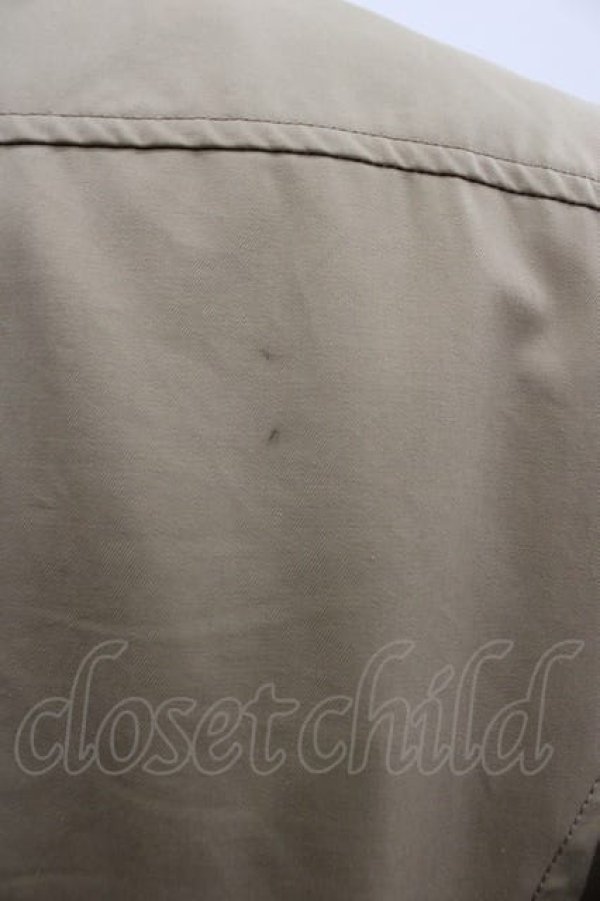 画像3: ヴィヴィアンウエストウッド MAN 中古 / チェック変形トレンチコート 44 ベージュX黒  I-25-04-30-001-co-HD-ZI (3)