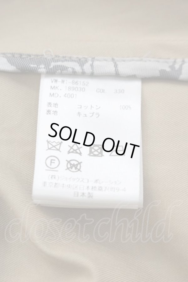 画像5: ヴィヴィアンウエストウッド MAN 中古 / チェック変形トレンチコート 44 ベージュＸ黒  I-25-04-30-001-co-HD-ZI (5)