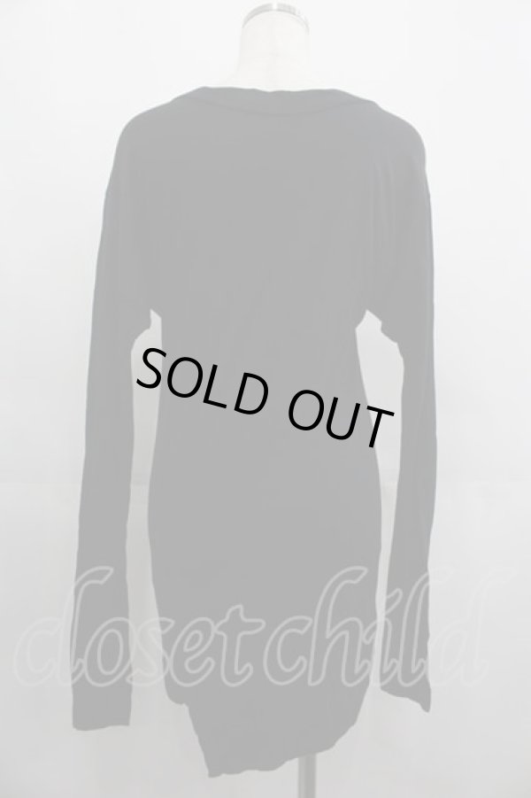 画像2: ヴィヴィアンウエストウッド 中古 / ウサギptカットソーワンピース 1 黒  I-25-04-30-015-op-HD-ZI (2)