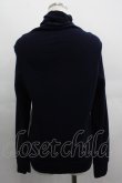 画像2: ヴィヴィアンウエストウッド 中古 / 単色オーブ刺繍カラー切替トップス 1 ネイビーＸグレー  I-25-04-30-002-to-HD-ZI (2)