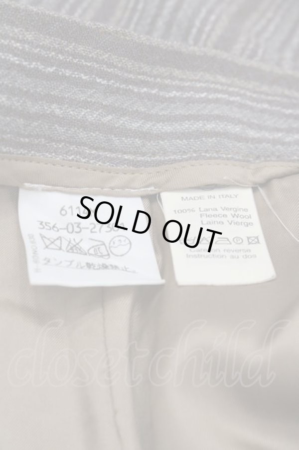 画像4: ヴィヴィアンウエストウッド 中古 / ストライプ変形スカート UK8/US4 ブラウン  I-25-04-30-022-sk-HD-ZI (4)