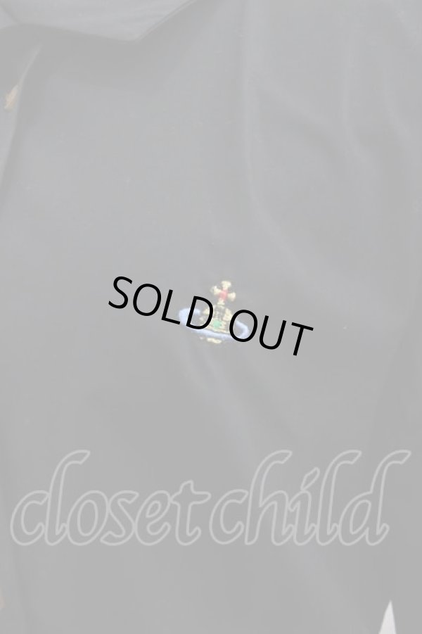 画像3: ヴィヴィアンウエストウッド 中古 / カラーオーブ刺繍ブラウス II 黒  I-25-05-21-021-bl-HD-ZI (3)