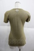 画像2: ANGLOMANIA 中古 / ラメ風半袖Tシャツ S グレー  I-25-05-21-023-ts-HD-ZI (2)