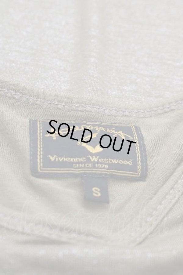 画像3: ANGLOMANIA 中古 / ラメ風半袖Tシャツ S グレー  I-25-05-21-023-ts-HD-ZI (3)