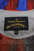 画像3: ANGLOMANIA 中古 / ユニオンジャックノースリーブロングワンピース 40 青Ｘ赤  I-25-05-21-035-op-HD-ZI (3)