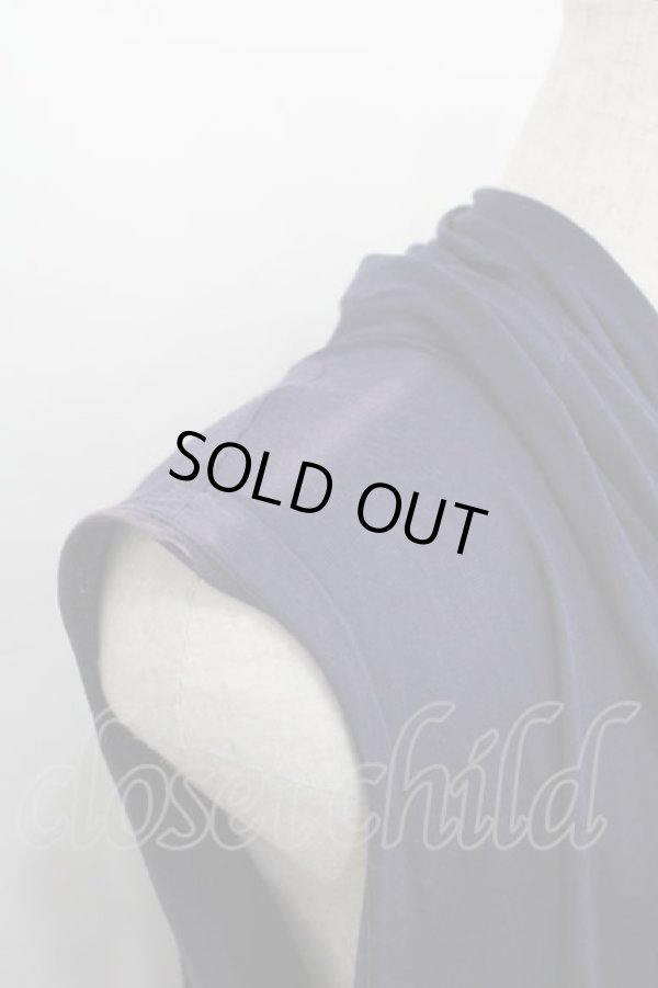 画像3: ANGLOMANIA 中古 / ノースリーブロングワンピース 42 紫  I-25-05-21-040-op-HD-ZI (3)