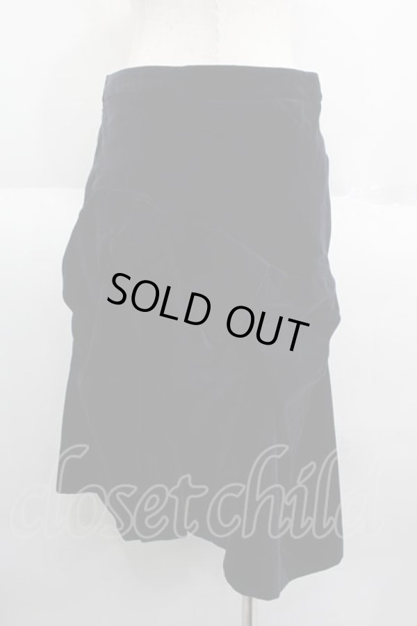 画像2: ヴィヴィアンウエストウッド 中古 / 別珍スカート 40 黒  I-25-05-21-048-sk-HD-ZI (2)