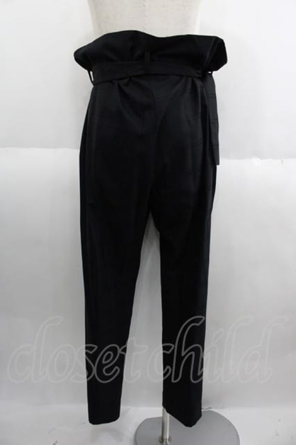 画像2: ヴィヴィアンウエストウッド MAN 中古 / チェックベルトパンツ  黒  I-25-05-21-011-pa-HD-ZI (2)