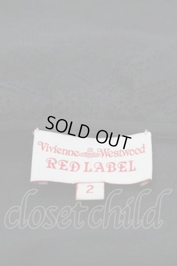 画像3: ヴィヴィアンウエストウッド 中古 / チェック透カシ風半袖ブラウス 2 黒  I-25-05-21-018-bl-HD-ZI (3)